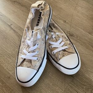 SNAKE print converse low cut